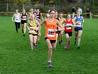 Rosie Smith (Durham City) leads the fast pack during the senior womens North East Harrier League, Blaydon. Photo: David T. Hewitson/Sports for All Pics